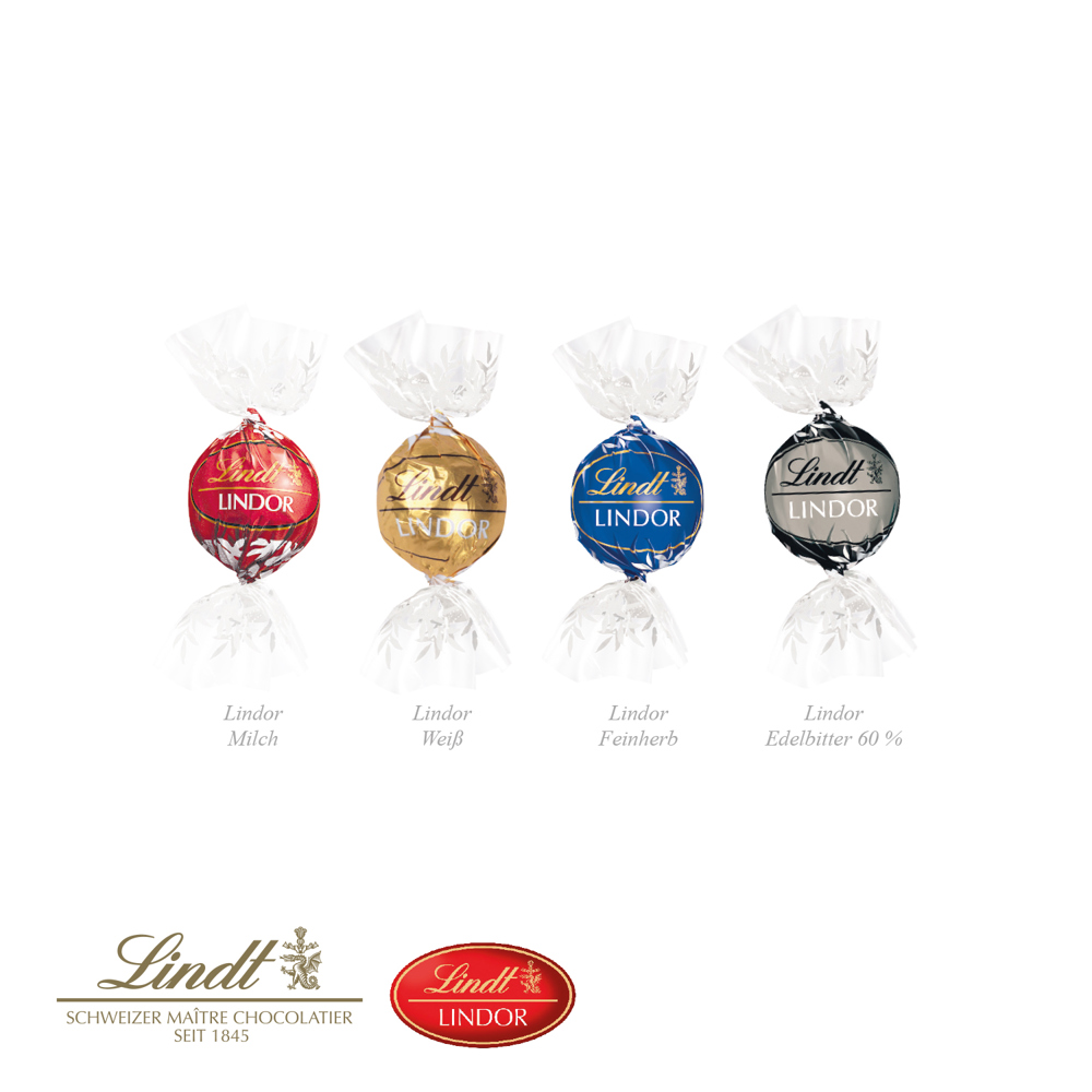 Süße Präsentbox "Maxi" mit Lindt Lindor Pralinés