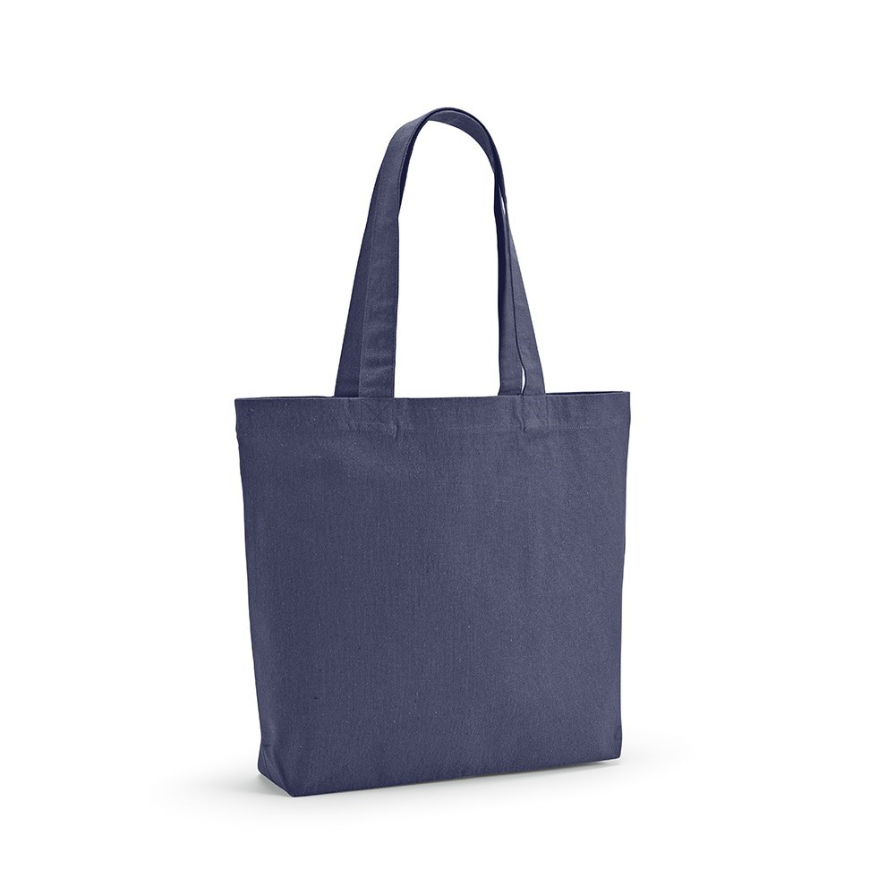 Aconcagua Einkaufstasche recy.Baumwolle (280 g/m²). Mit Bodenfalte - Marineblau