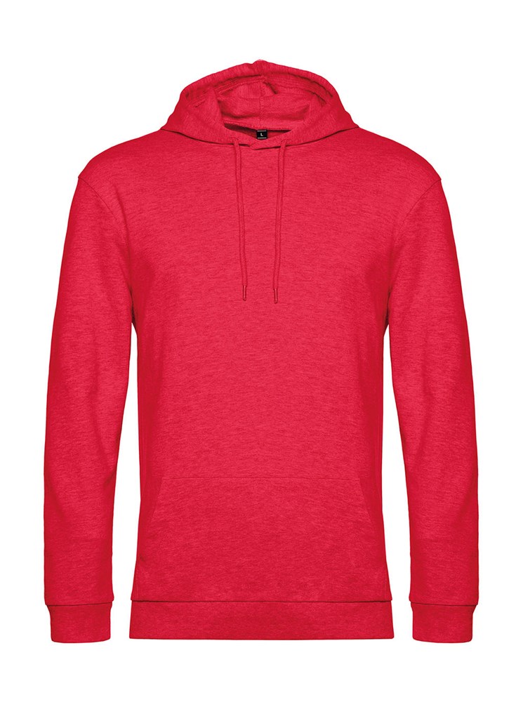 #Hoodie French Terry - Heather Red