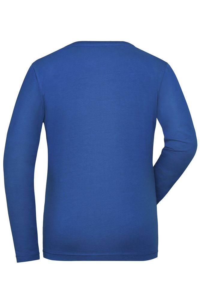 Ladies' ORGANIC Stretch-Longsleeve Work - SOLID -   OCS Blended