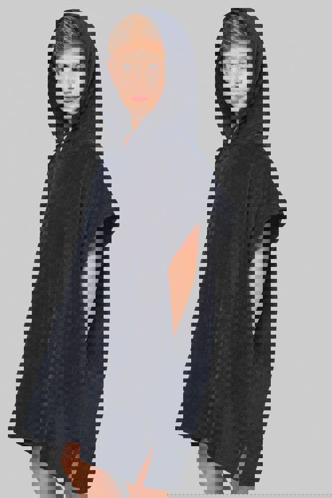 PA582 - Kinder-Frottee-Poncho mit Kapuze