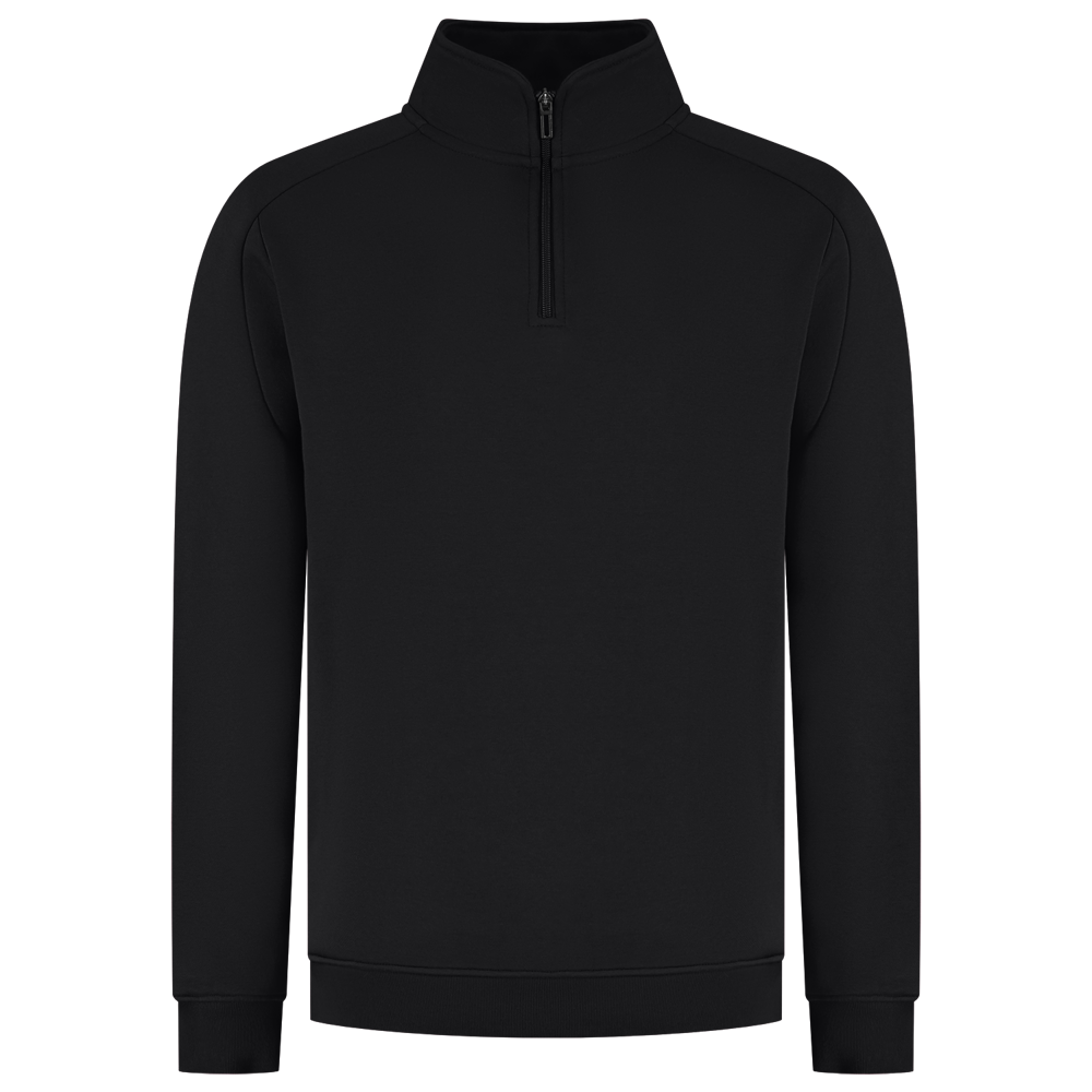 1/4 Zip Sweatshirt Redefined - Black