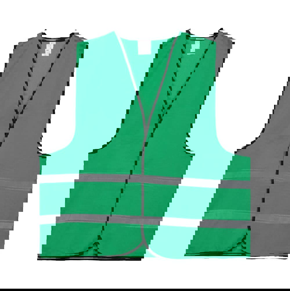 Bunte Sicherheitsweste - Flaschengrün (PMS 3308c) / Flaschengrün