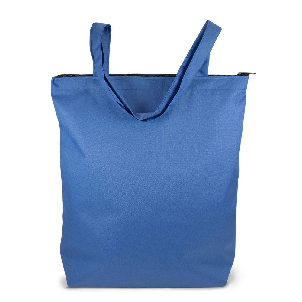 ATLANTA – Tasche aus 300D Polyester mit Reißverschluss und Bodenfalte - Königsblau