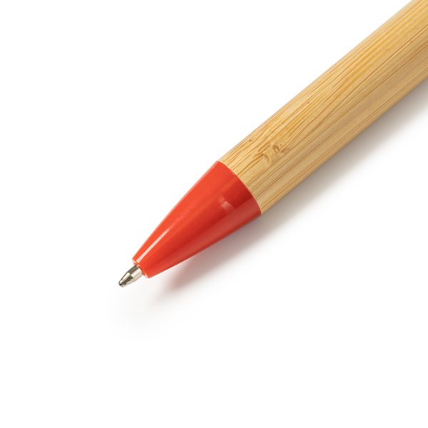 BAMBU KUGELSCHREIBER GILDON S/BLAUE TINTE RED