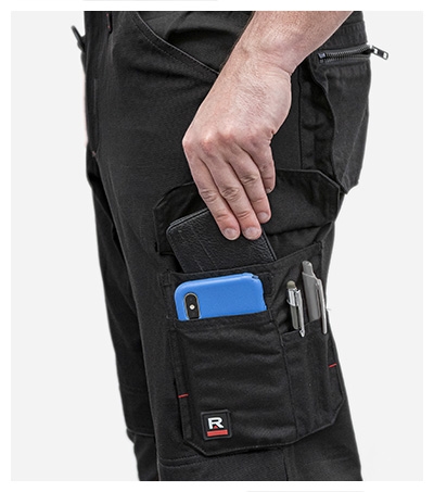 Arbeitshose Herren Vertex ebony grau