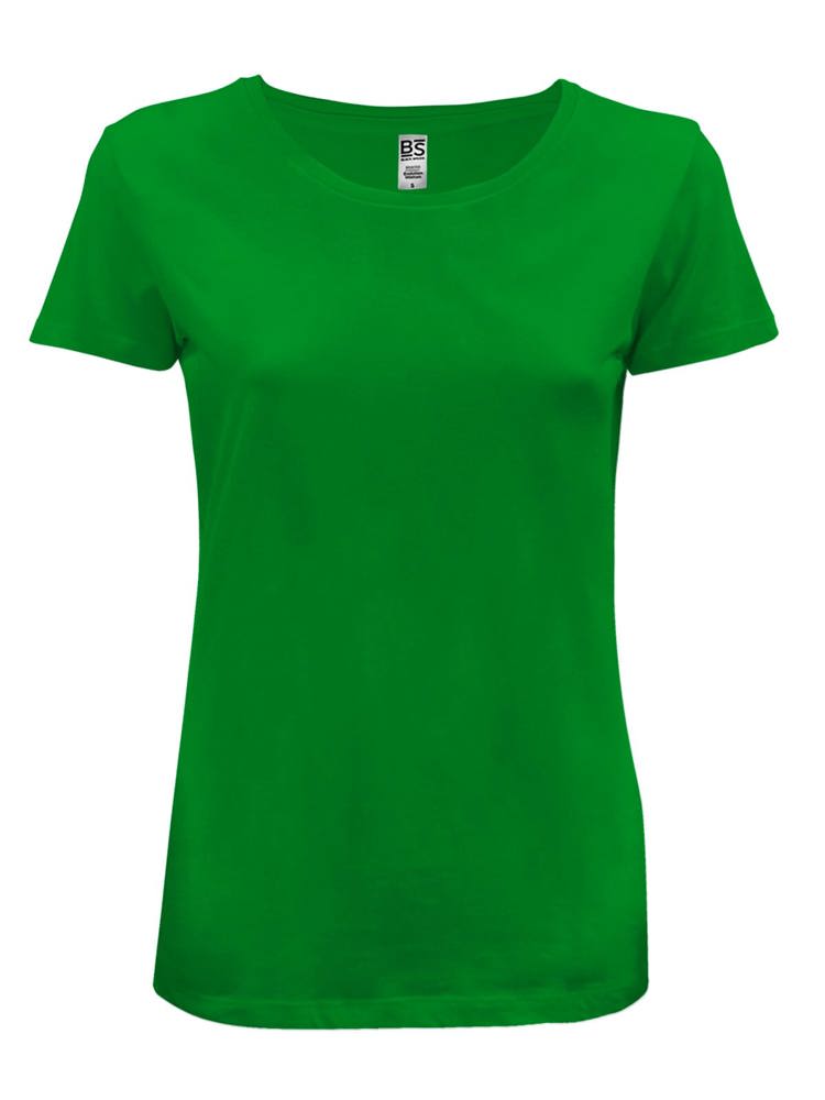 BS Evolution Damen-T-Shirt, 150 g/m2, 100 % Bio-Baumwolle - Kelly Green