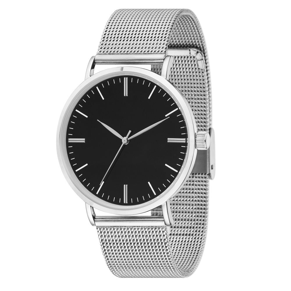 Armbanduhr FS Milan - silber, schwarz