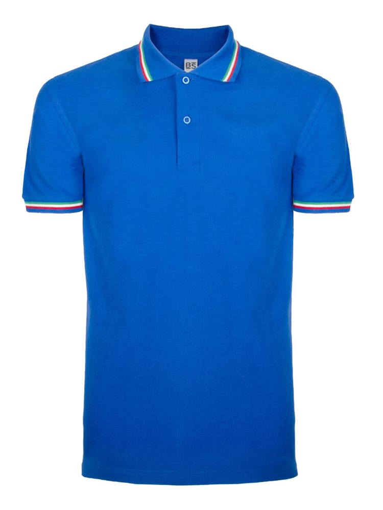BS Italy Polo, 200 g/m2, 100 % Baumwolle - Royalblau (PMS 2145C)