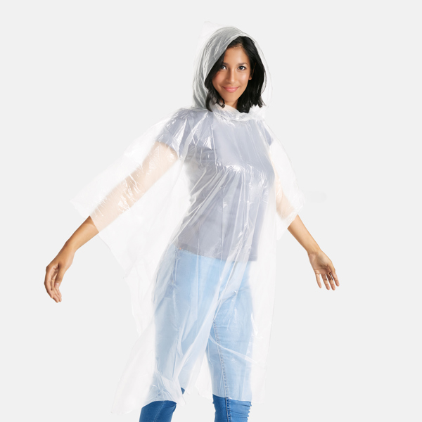 REGENPONCHO VOSTOK S/EINHEITSGRÖSSE TRANSPARENT