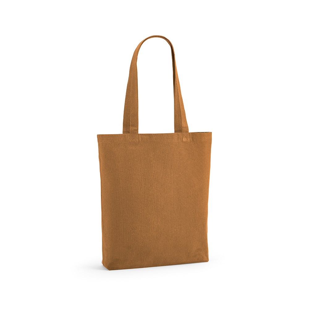 Annapurne Einkaufstasche recy.Baumwolle (180 g/m²). Mit Bodenfalte - Braun