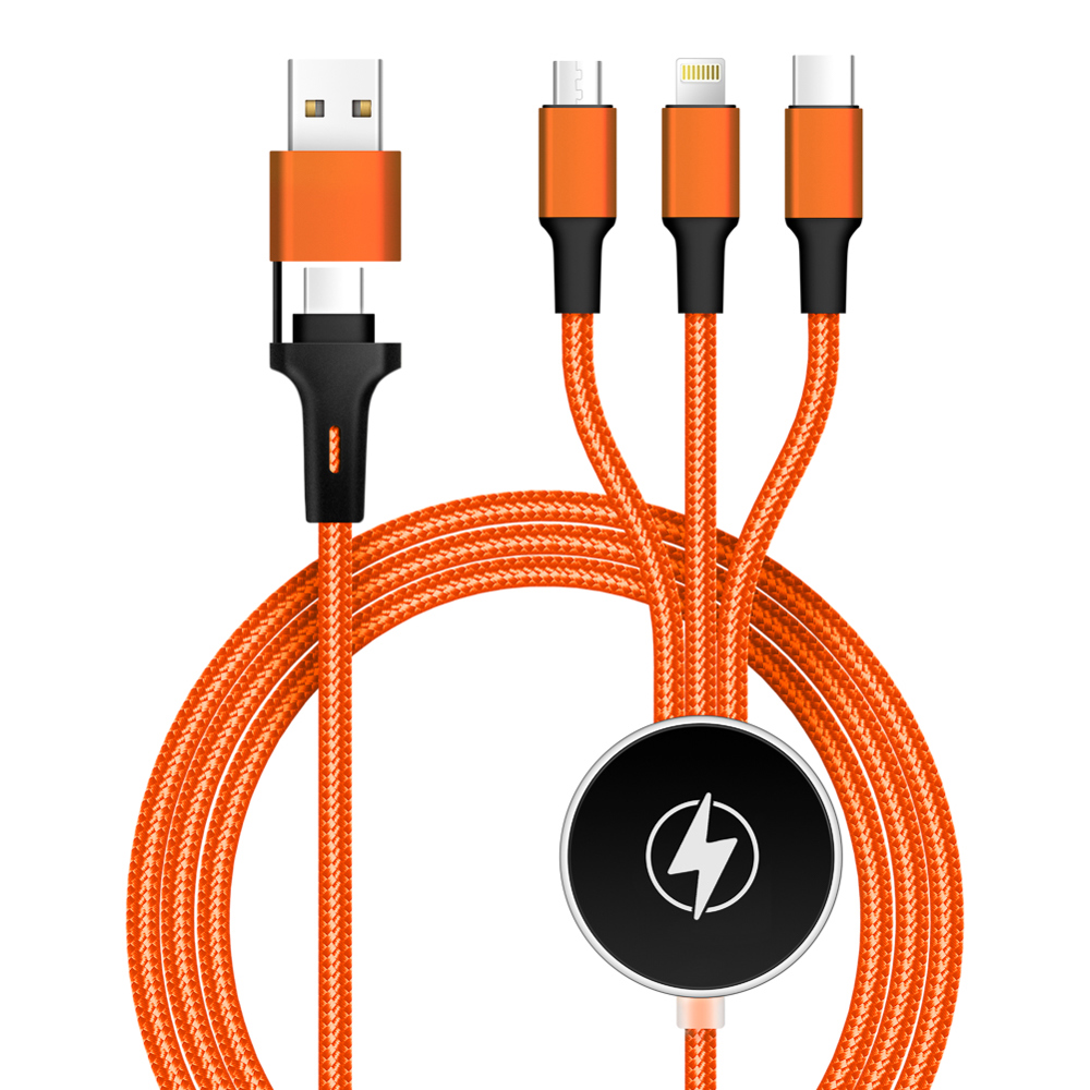 5-in-1 Ladekabel - Orange
