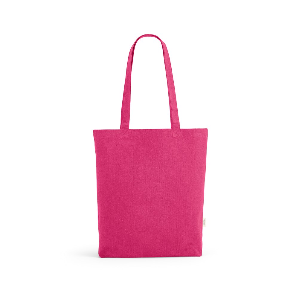 Annapurne Einkaufstasche recy.Baumwolle (180 g/m²). Mit Bodenfalte - Fuchsia
