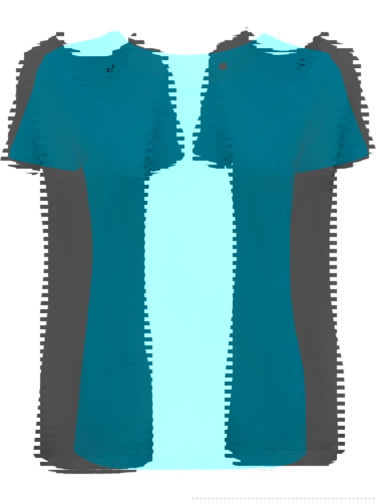 BS Moon Damen-T-Shirt, 150 g/m2, 100 % Bio-Baumwolle - Ocean Blue