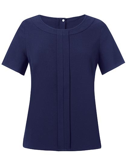 Brook Taverner - Women´s Verona Short Sleeve Blouse - Navy
