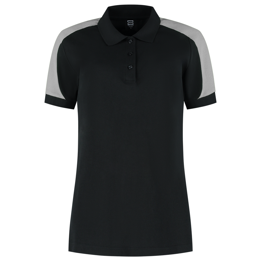 Poloshirt Bicolor Redefined Damen - BlackGrey