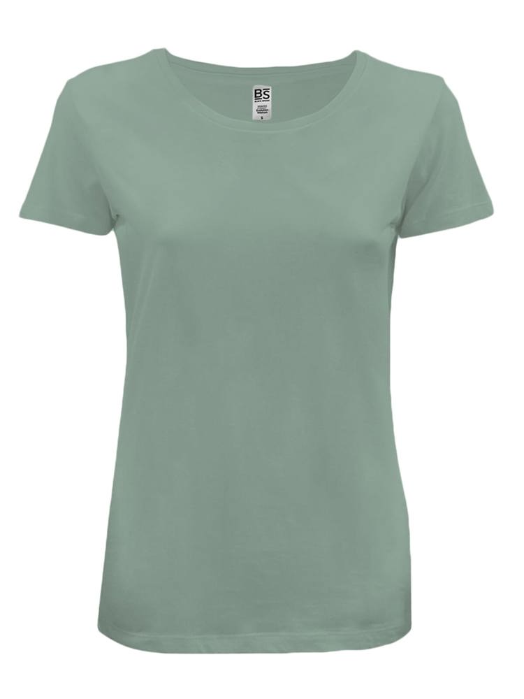 BS Evolution Damen-T-Shirt, 150 g/m2, 100 % Bio-Baumwolle - Sage