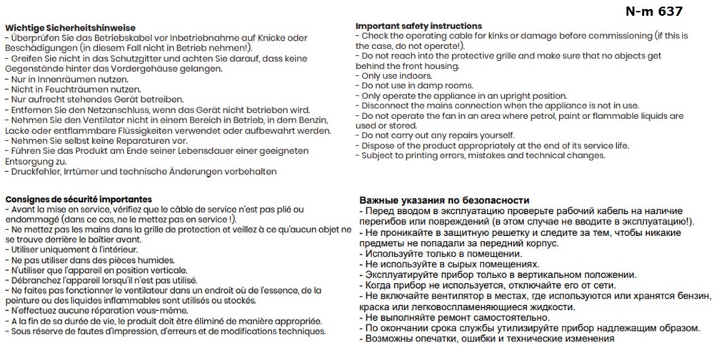 Nestler-matho Tischventilator weiß