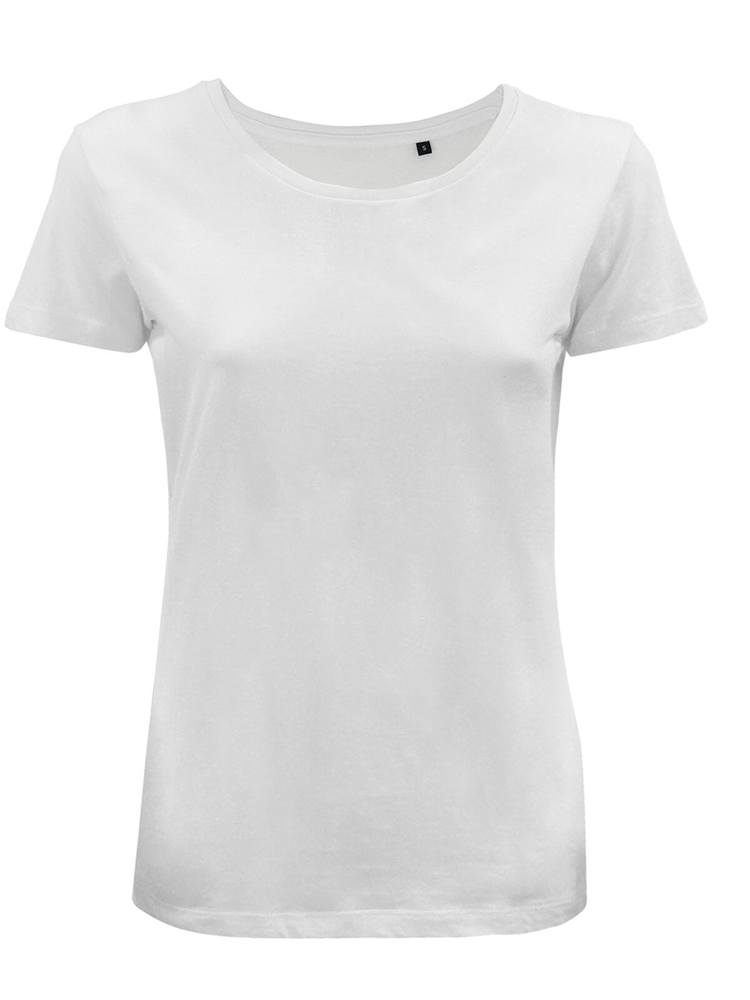BS Moon Damen-T-Shirt, 150 g/m2, 100 % Bio-Baumwolle - weiß