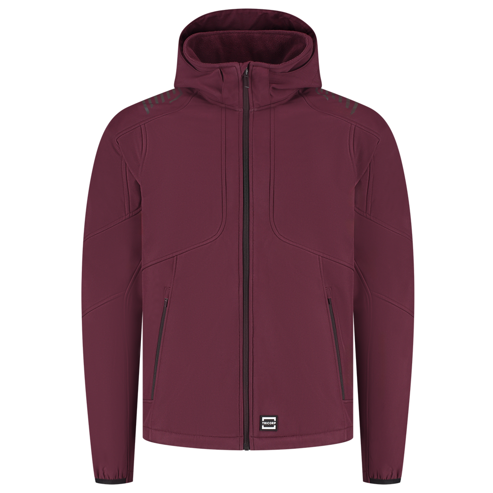Softshelljacke Kapuze Exzellent Redefined - bordeaux