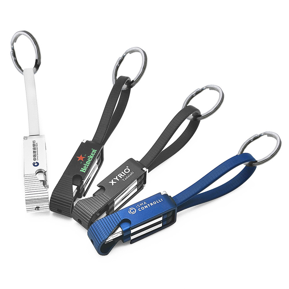 4 in 1 Schlüsselanhänger Ladekabel