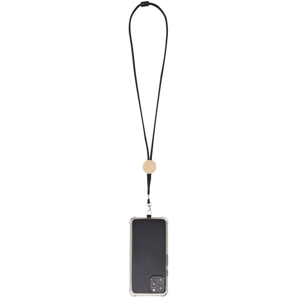 Adhab Smartphone Lanyard mit Bambusdetails
