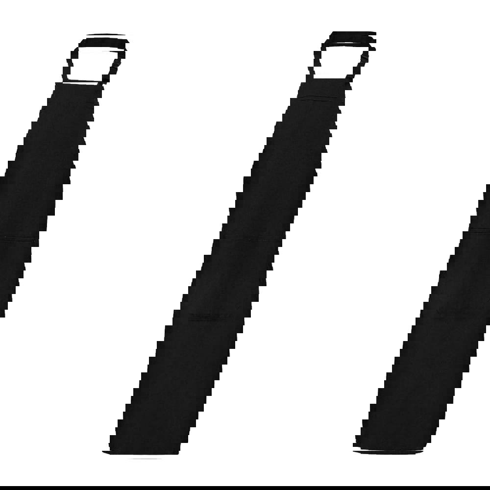 Latzschürze 75x85 cm - Schwarz (Black) / Schwarz