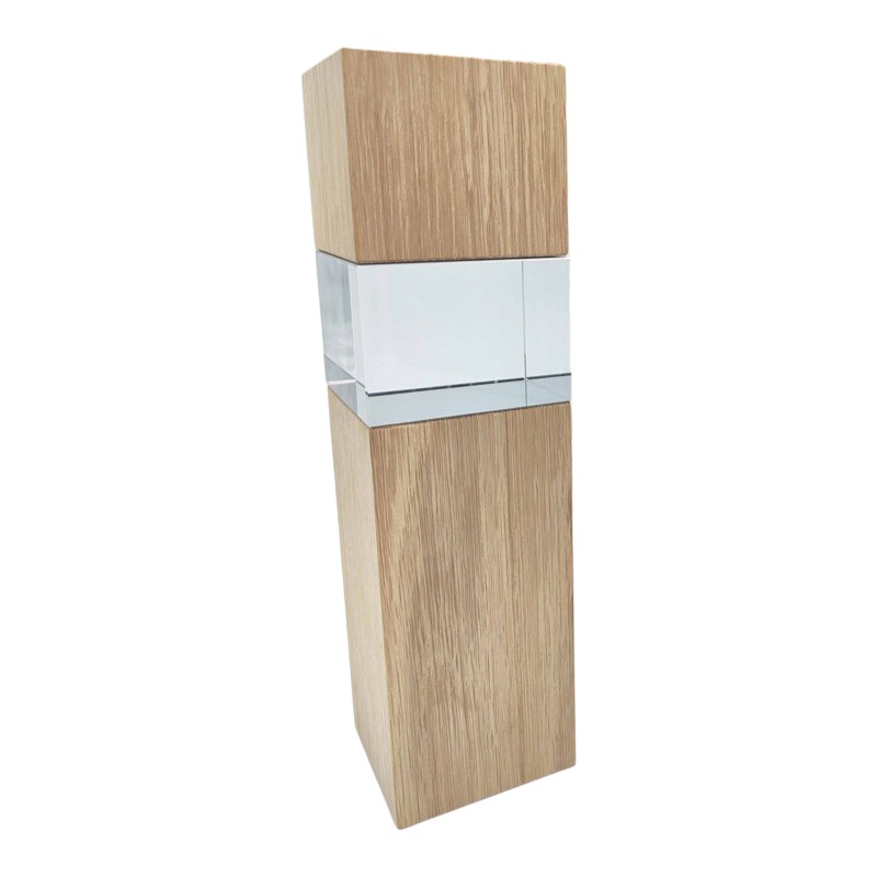 Holz Glas Cubex Award - Eiche