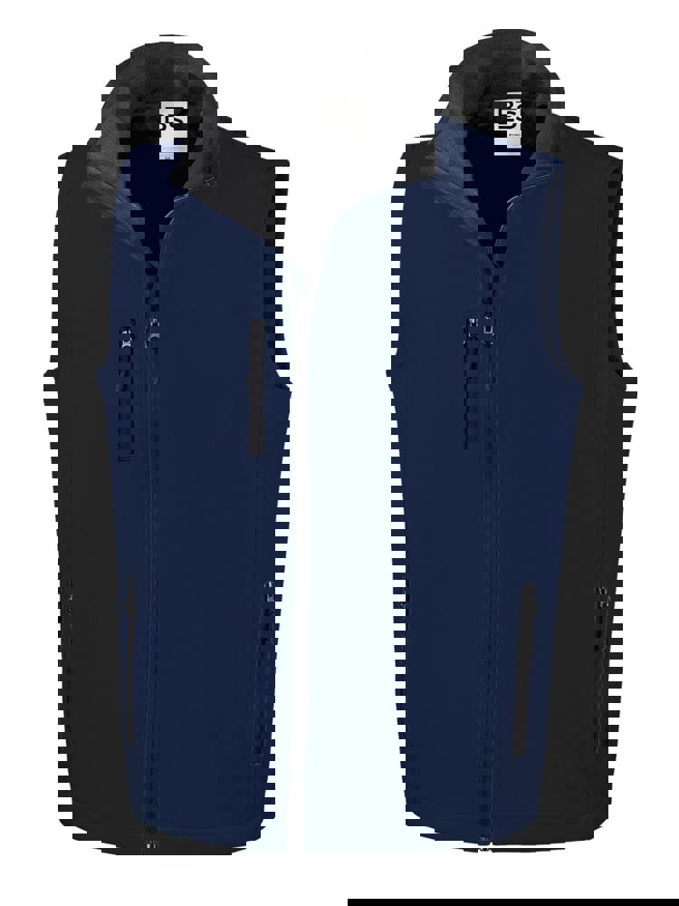 BS Traveller Softshell-Körperwärmer, 275 g/m2, 96 % Polyester / 4 % Elasthan - Navy (PMS 5395C)