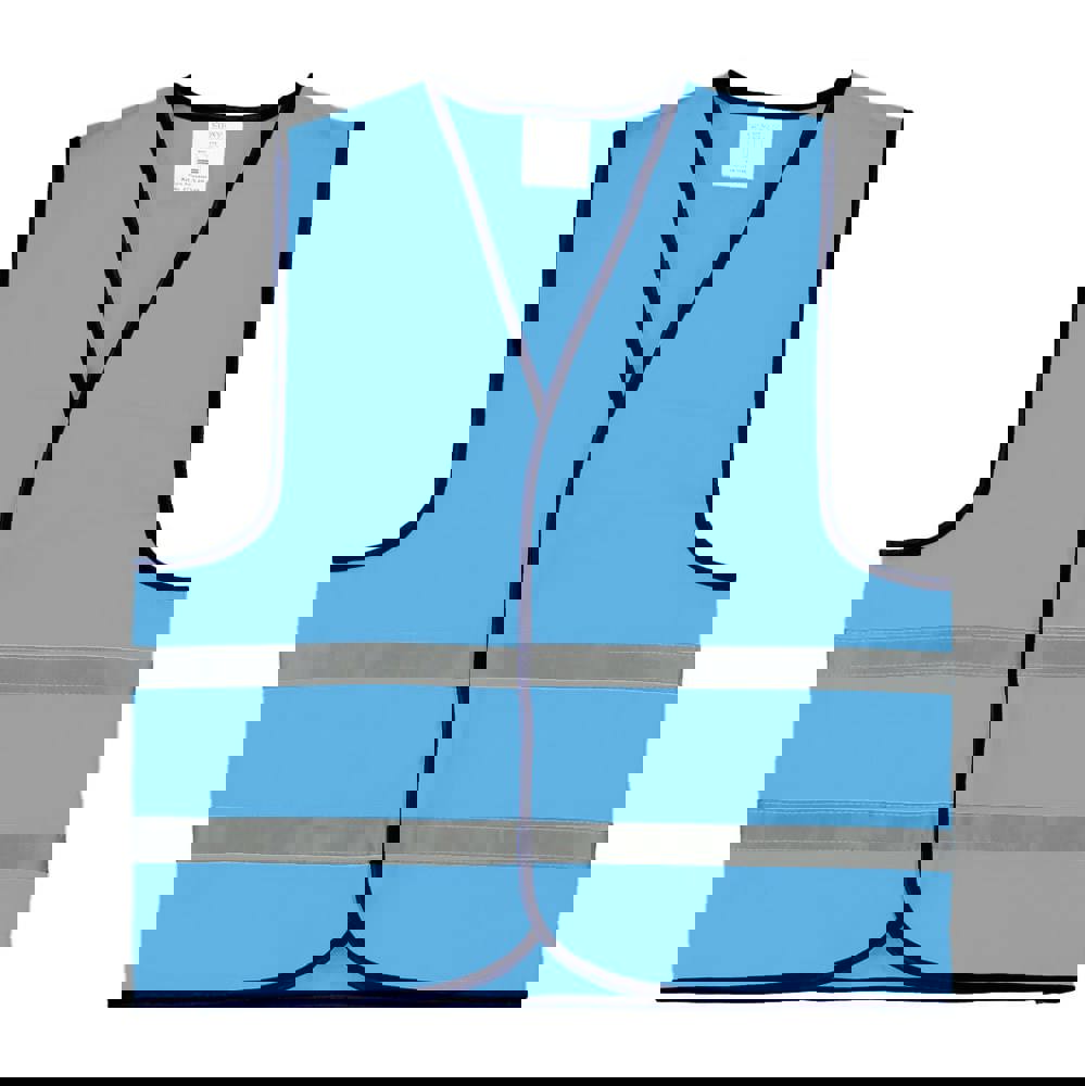 Bunte Sicherheitsweste - Hellblau (638C) / Hellblau