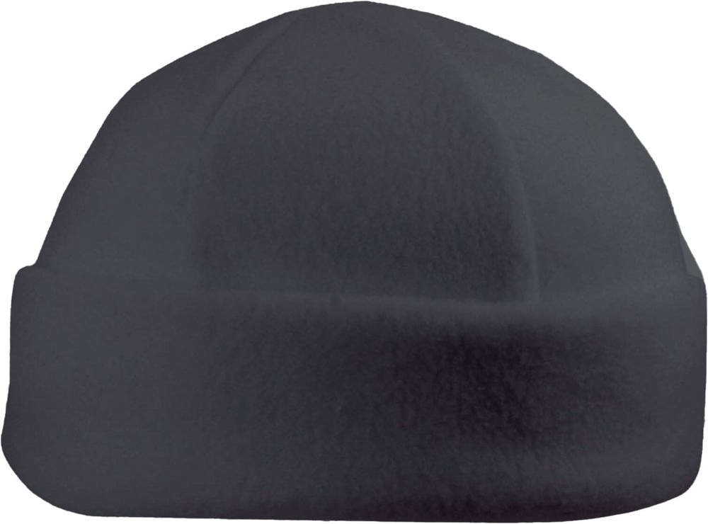 6 Panele Fleece Wintermütze - Dunkelgrau (PMS Cool Grey 11c) / Dunkelgrau