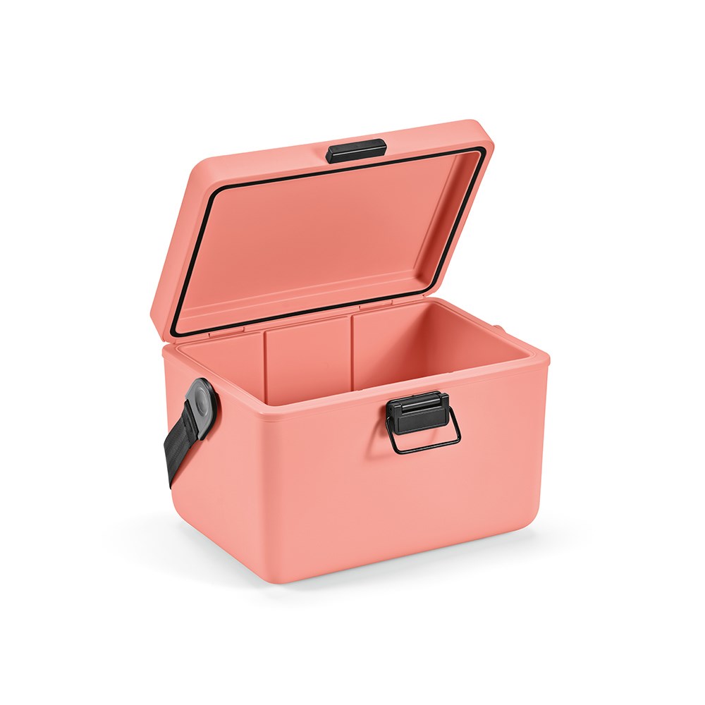 Bangkok 12L Kühlbox aus rPP. Pastellfarben - Lachs