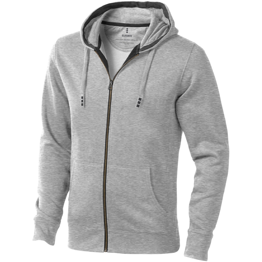 Arora 300 g/m² Kapuzensweatjacke Unisex - grau meliert