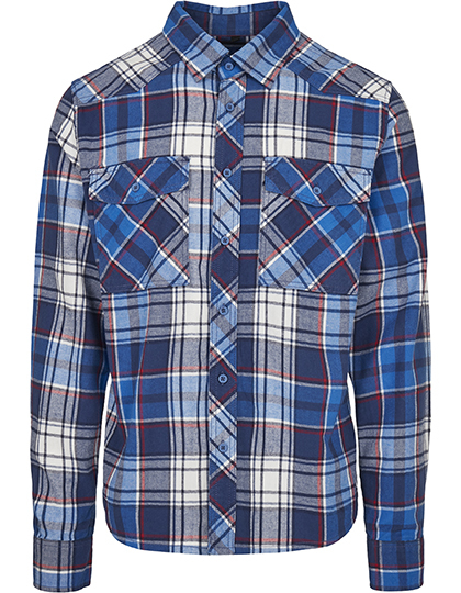 Build Your Brandit - Check Shirt - Navy-Red