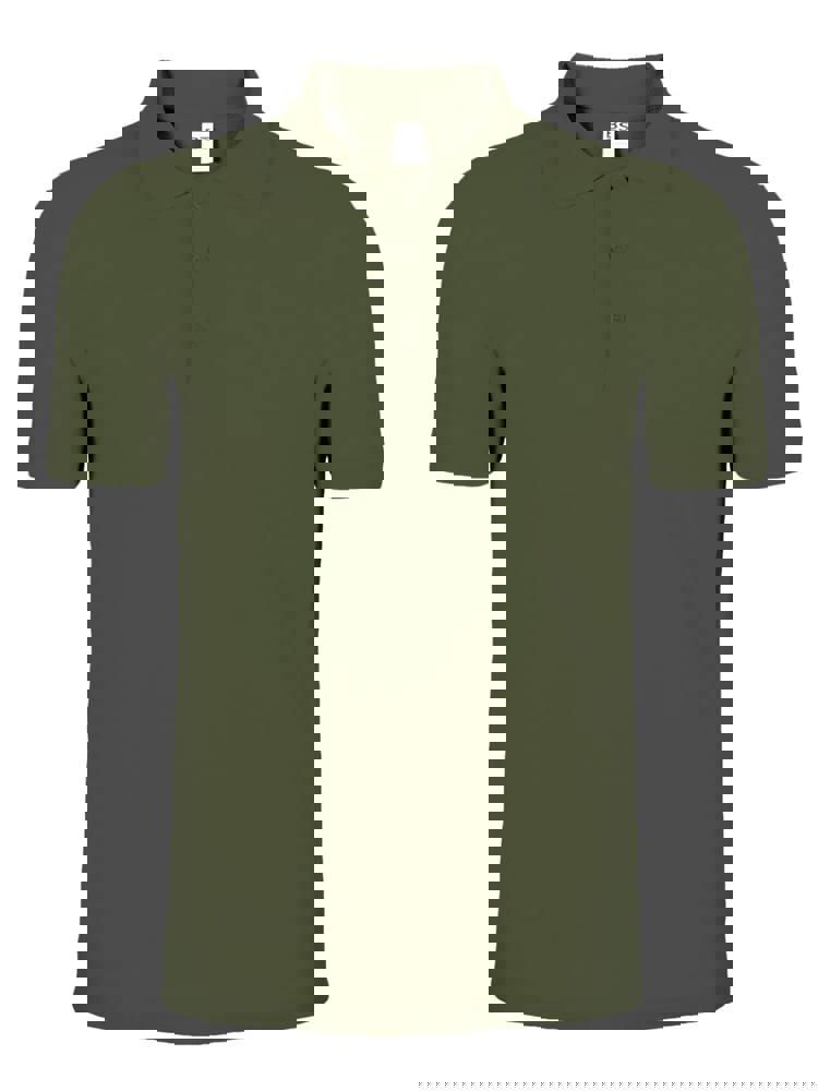 BS Evolution Polo, 180 g/m2, 100 % Baumwolle - Olivgrün (PMS 418C)