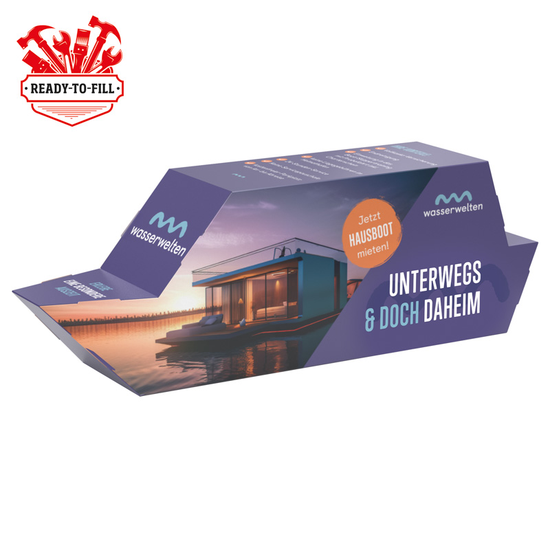 3D Präsent Schiff Individuelle Befüllung