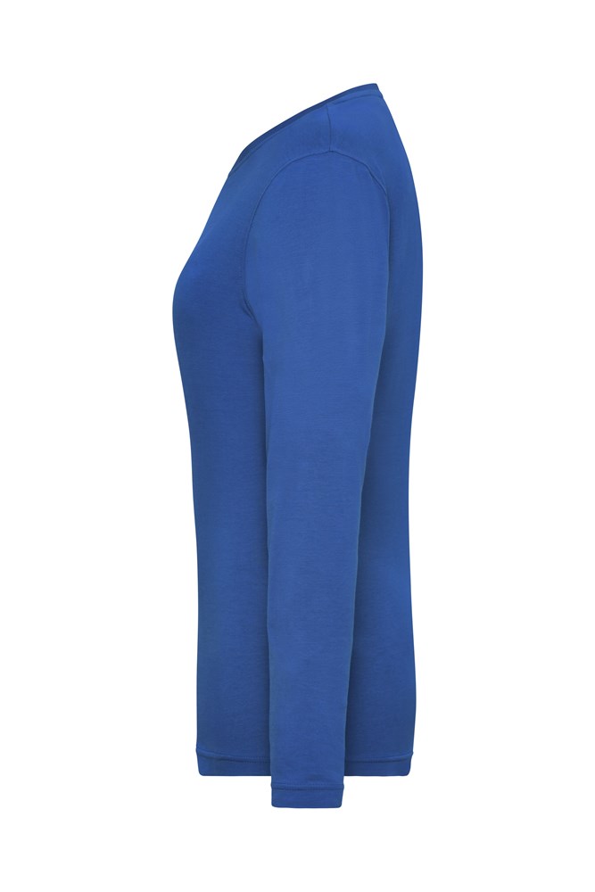 Ladies' ORGANIC Stretch-Longsleeve Work - SOLID -   OCS Blended