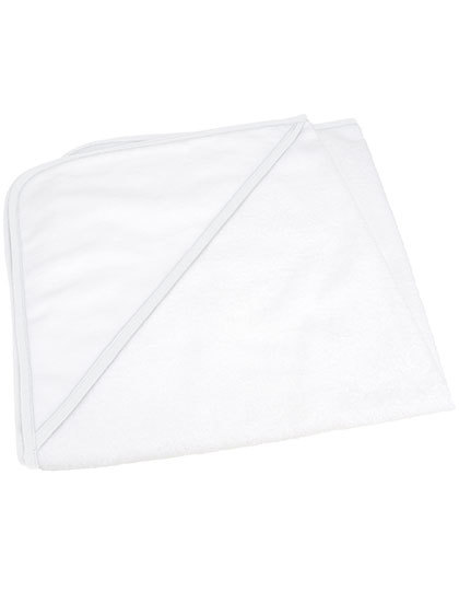 ARTG - Babiezz® ALL-Over Sublimation Hooded Towel - White, White