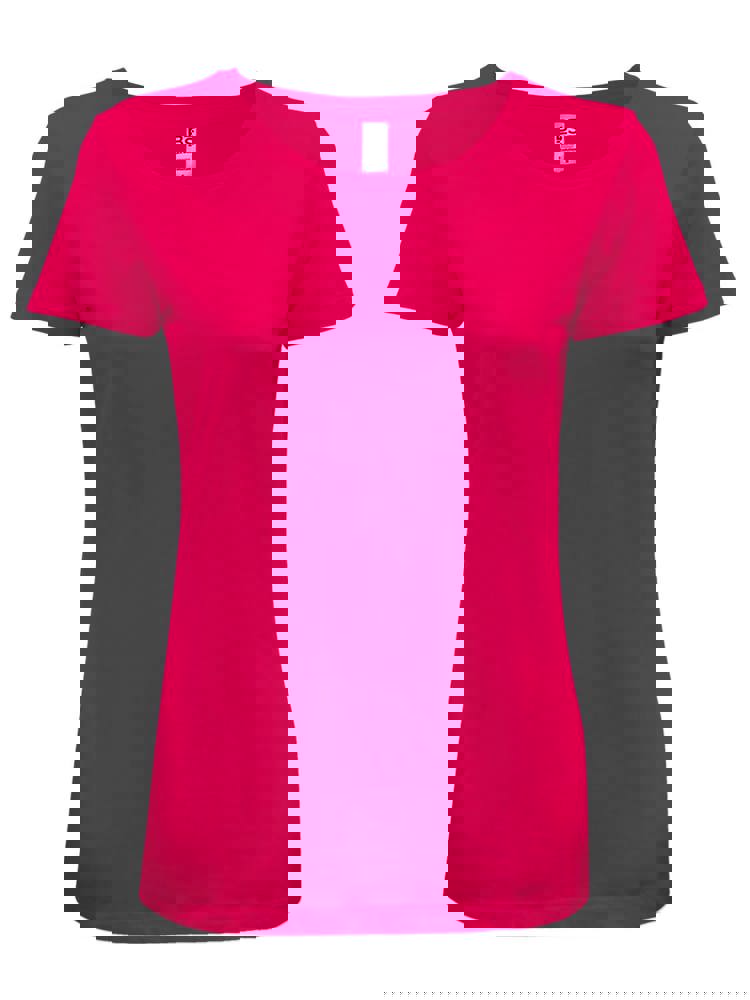 BS Evolution Damen-T-Shirt, 150 g/m2, 100 % Bio-Baumwolle - Fucsia