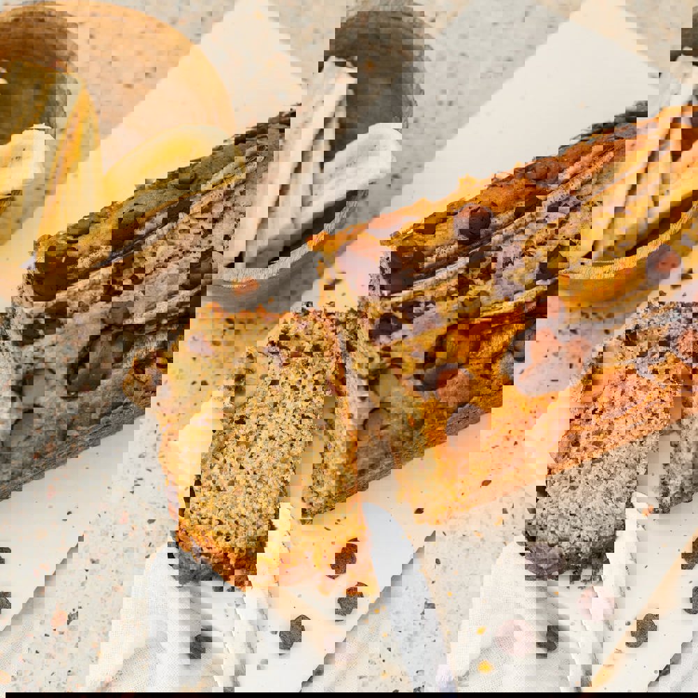 Kuchen | Glas | Schokoladen-Bananenbrot