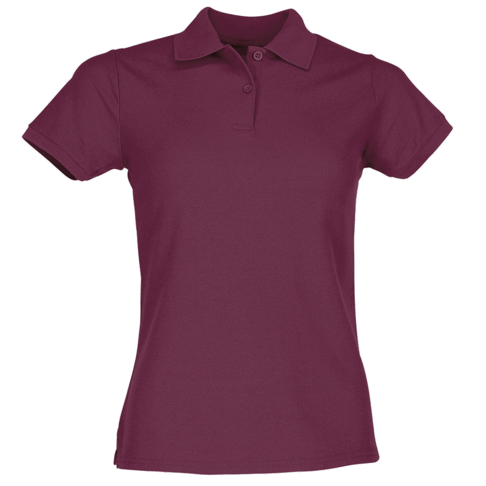 632120 - Ladies 65/35 Polo - burgund