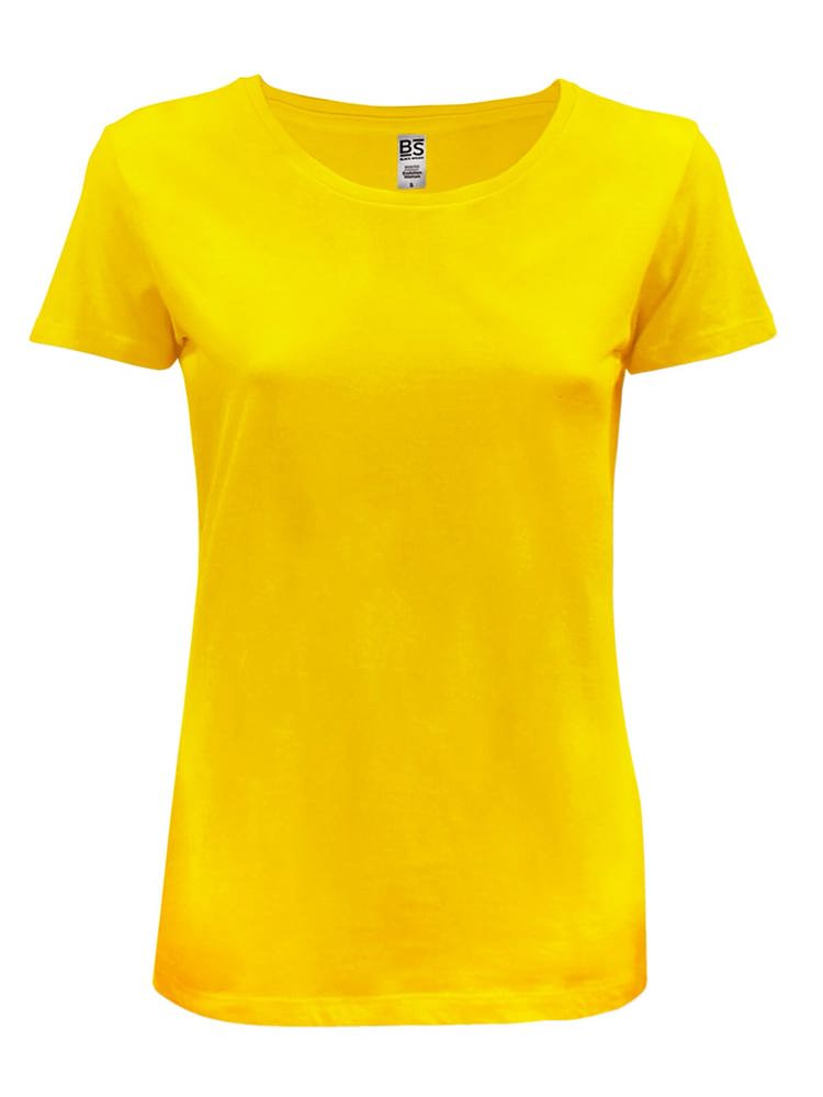 BS Evolution Damen-T-Shirt, 150 g/m2, 100 % Bio-Baumwolle - Gold
