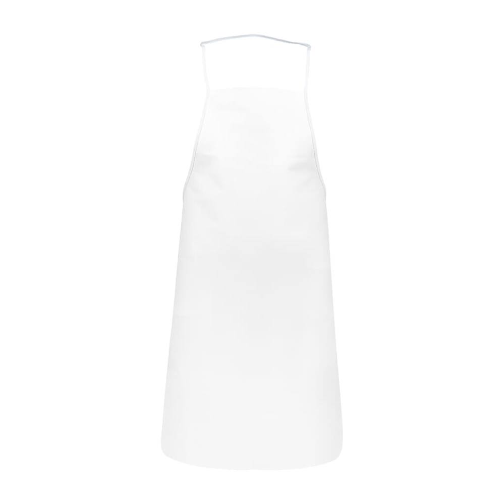 Basic Latzschürze 80x60 cm - Weiß (WHITE) / Weiß