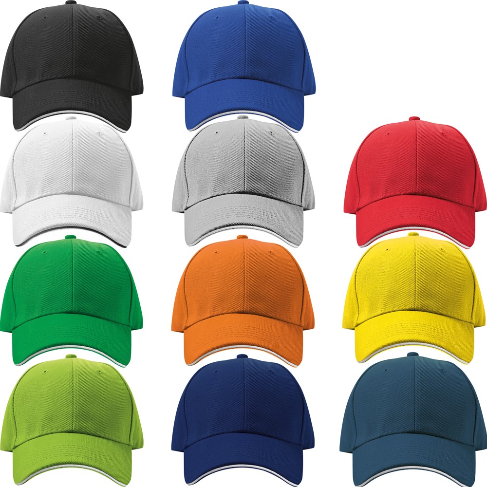 6 Panel Sandwich Baseball Cap CURTIS