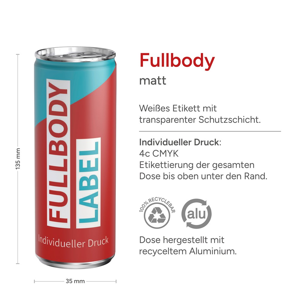 Bier, Fullbody (matt)