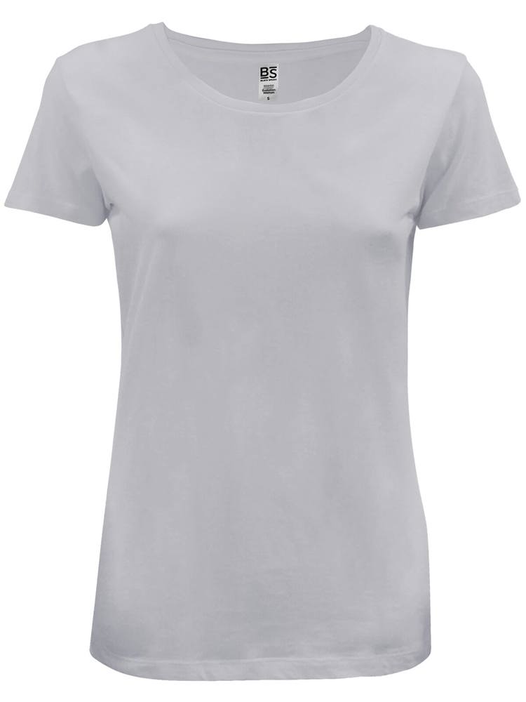 BS Evolution Damen-T-Shirt, 150 g/m2, 100 % Bio-Baumwolle - Zinc