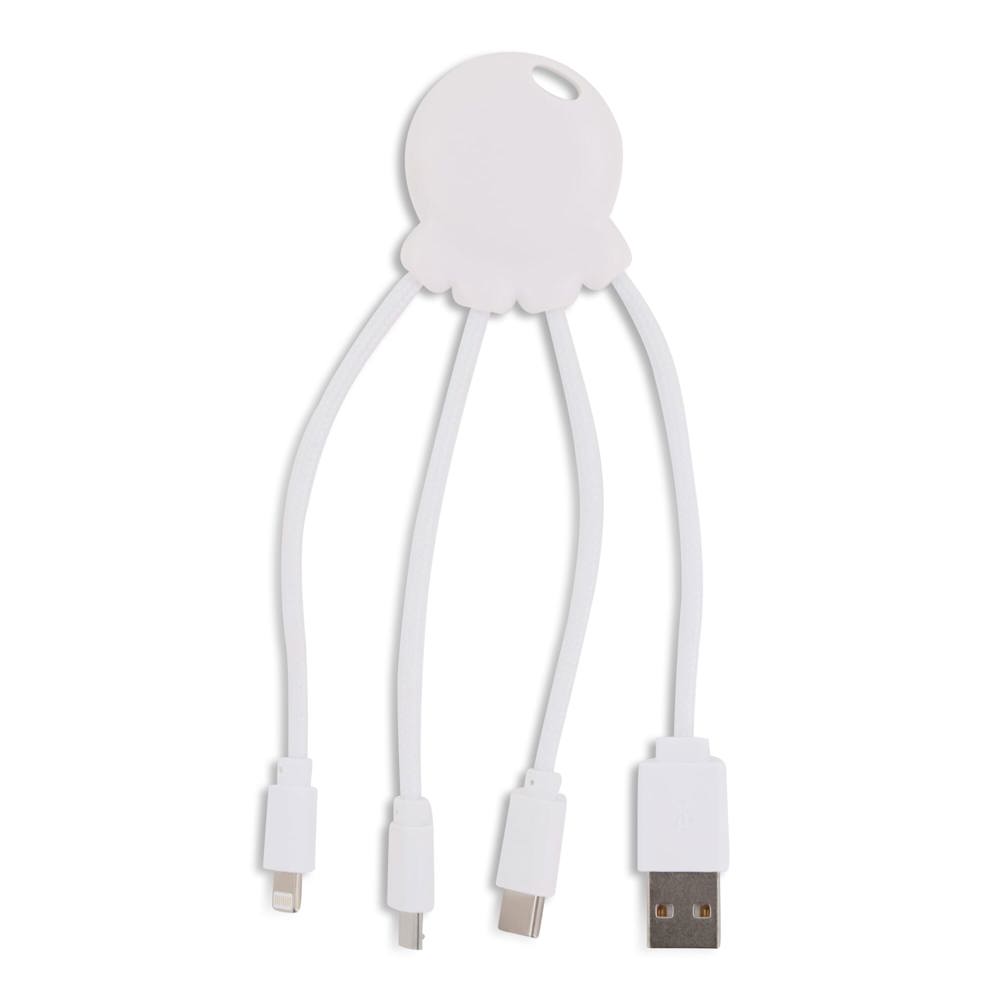 2087 | Xoopar Octopus Charging cable - weiss