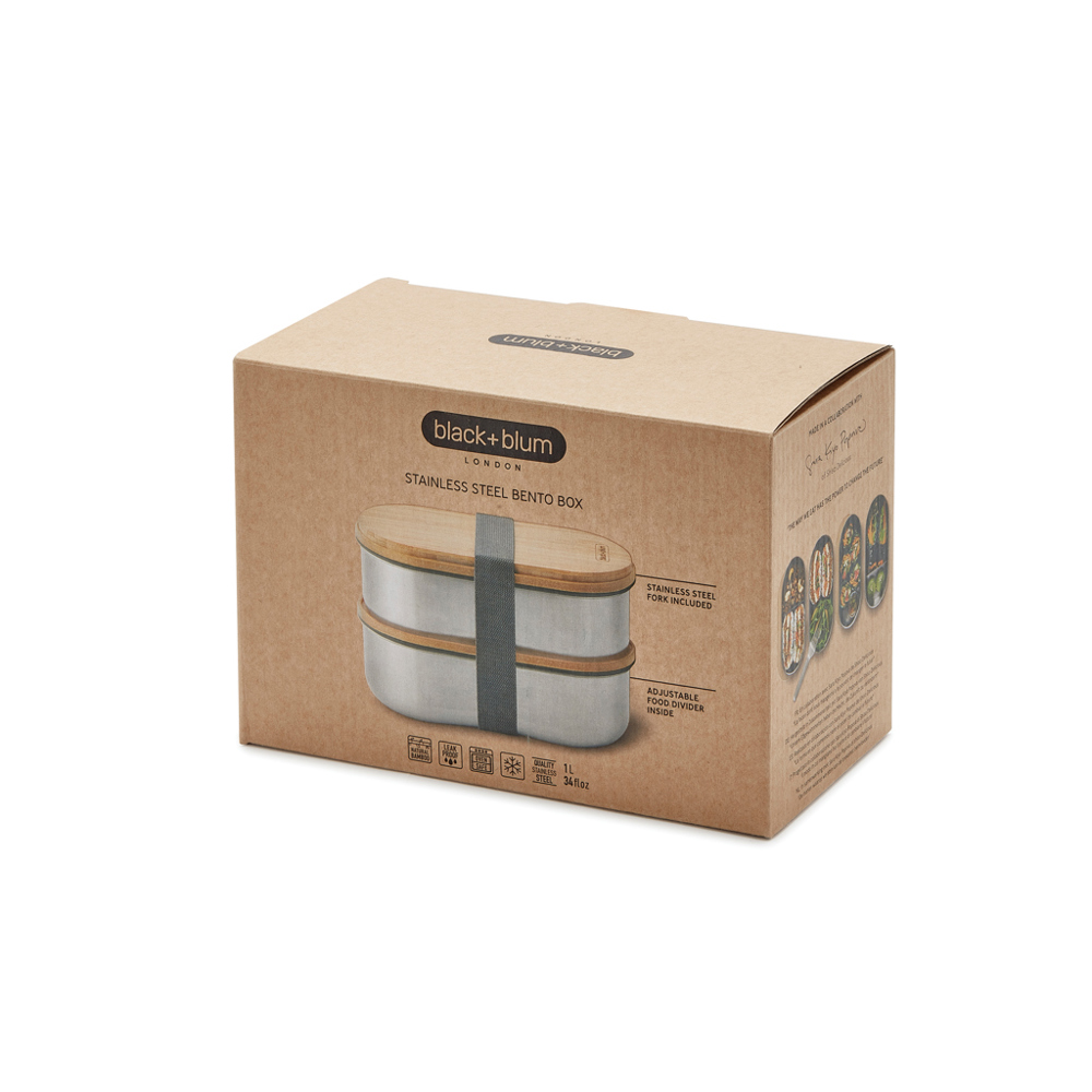 Black+Blum Stainless Steel Double Bento Box