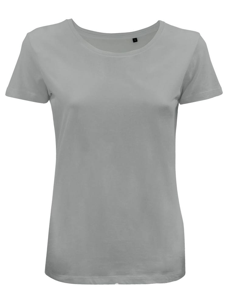 BS Moon Damen-T-Shirt, 150 g/m2, 100 % Bio-Baumwolle - grau