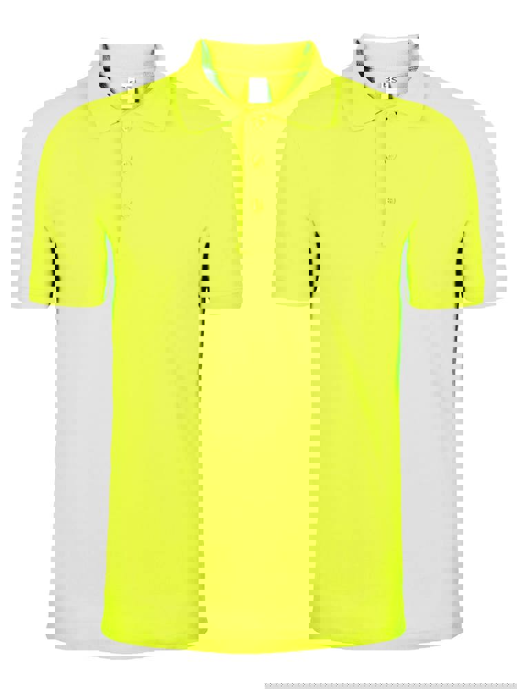 BS Evolution Polo, 180 g/m2, 100 % Baumwolle - Safety Yellow (13-0630 TN)